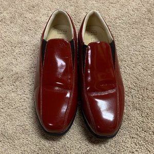 Deep Red Slip On Nike Golf Shoes
